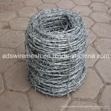 Bobina galvanizada del alambre de púas; Alambre de espino; Rollo de alambre de púas